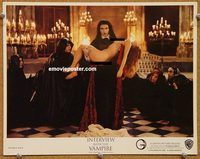 s363 INTERVIEW WITH THE VAMPIRE movie lobby card '94 Banderas w/girl!