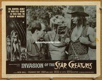 s372 INVASION OF THE STAR CREATURES movie lobby card #8 '62 Ball