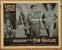 s371 INVASION OF THE STAR CREATURES movie lobby card #2 '62 sexy!