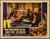 s390 IT CAME FROM BENEATH THE SEA #4 movie lobby card '55 Harryhausen