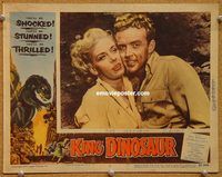 s426 KING DINOSAUR movie lobby card #4 '55 shocked & stunned closeup!