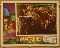 s460 MACABRE movie lobby card #3 '58 William Castle, Prince