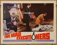 s462 MAD EXECUTIONERS movie lobby card #6 '65 Edwin Zbonek, horror!
