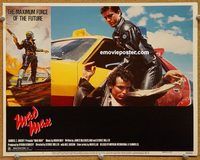 s466 MAD MAX movie lobby card #7 '80 Mel Gibson, George Miller