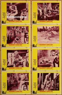 s516 MUMMY'S SHROUD 8 movie lobby cards '67 Hammer, Andre Morell
