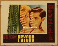 s573 PSYCHO movie lobby card #1 '60 great Janet Leigh close up!
