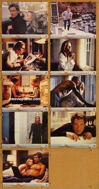 s775 WHAT LIES BENEATH 9 movie lobby cards '00 Harrison Ford, Pfeiffer