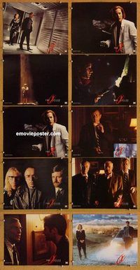 s791 X-FILES 10 movie lobby cards '98 David Duchovny, Gillian Anderson