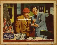 s022 ABBOTT & COSTELLO MEET THE INVISIBLE MAN movie lobby card #7 '51