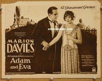 v211 ADAM & EVA movie lobby card '23 Marion Davies, T. Roy Barnes