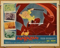 v217 ALAKAZAM THE GREAT movie lobby card #4 '61 early Japanese anime!