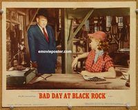 v257 BAD DAY AT BLACK ROCK movie lobby card #5 '55 Spencer Tracy
