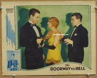 v407 DOORWAY TO HELL movie lobby card '30 James Cagney's 2nd movie!