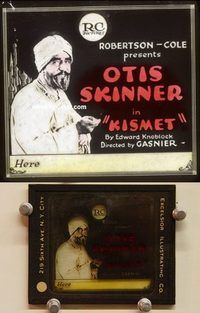 c026 KISMET glass slide '20 Otis Skinner