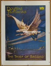 d019 THIEF OF BAGDAD linen English movie poster R84 cool artwork!