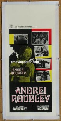d127 ANDREI RUBLEV linen Italian locandina movie poster '69 Tarkovsky