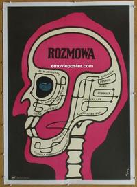 d079 CONVERSATION linen Polish movie poster '74 Gene Hackman, Coppola