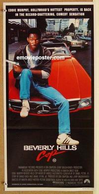 e454 BEVERLY HILLS COP Australian daybill movie poster '85 Eddie Murphy