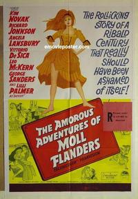 e082 AMOROUS ADVENTURES OF MOLL FLANDERS Australian one-sheet movie poster '65