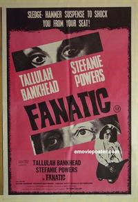 e148 DIE DIE MY DARLING Aust one-sheet movie poster '72 Bankhead, Fanatic!