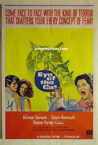 e160 EYE OF THE CAT Australian one-sheet movie poster '69 Sarrazin, Hunnicut