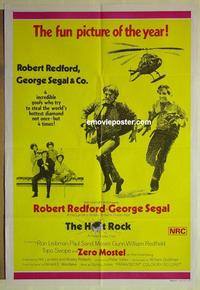 e209 HOT ROCK Australian one-sheet movie poster '72 Robert Redford, George Segal