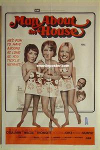 e254 MAN ABOUT THE HOUSE Australian one-sheet movie poster '74 English sex!