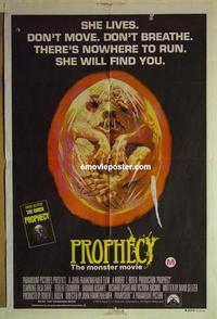 e298 PROPHECY Australian one-sheet movie poster '79 John Frankenheimer