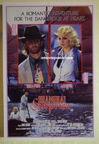 e329 SHANGHAI SURPRISE Australian one-sheet movie poster '86 Madonna, Sean Penn