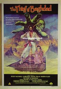 e362 THIEF OF BAGHDAD Australian one-sheet movie poster '79 Roddy McDowall