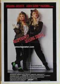 e147 DESPERATELY SEEKING SUSAN Australian one-sheet movie poster '85 Madonna