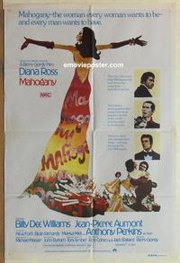 e253 MAHOGANY Australian one-sheet movie poster '75 Diana Ross,Billy Dee Williams