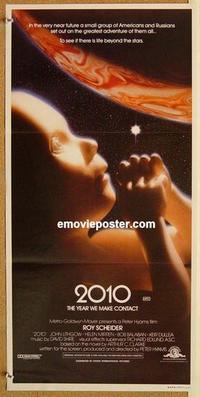 e402 2010 Australian daybill movie poster '84 Roy Scheider, John Lithgow