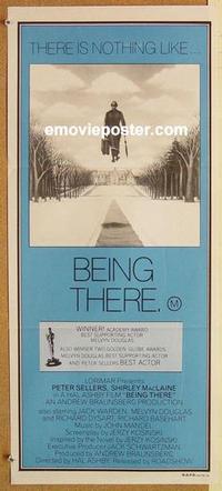 e450 BEING THERE Australian daybill movie poster '80 Peter Sellers, MacLaine