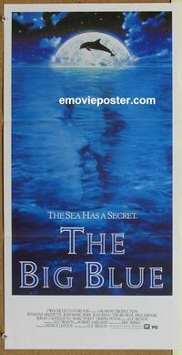 e459 BIG BLUE Australian daybill movie poster '88 Luc Besson, Arquette
