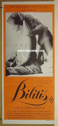 e463 BILITIS Australian daybill movie poster '77 French lesbian sex!