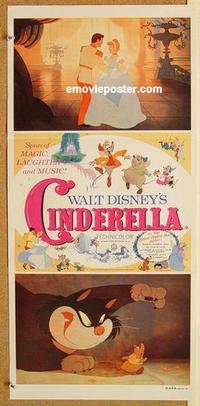 e522 CINDERELLA Australian daybill movie poster R84 Walt Disney classic!