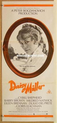 e544 DAISY MILLER Australian daybill movie poster '74 Bogdanovich, Shephard