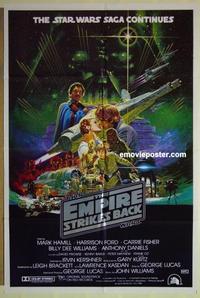 e159 EMPIRE STRIKES BACK Australian 1sh movie poster '80 George Lucas