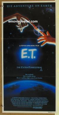 e576 ET Australian daybill movie poster '82 Steven Spielberg, Drew Barrymore
