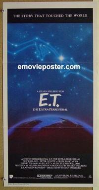e575 ET Australian daybill movie poster R85 Steven Spielberg, Drew Barrymore