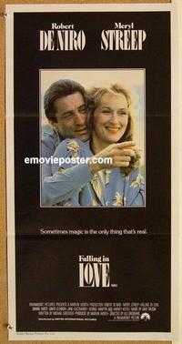 e587 FALLING IN LOVE Australian daybill movie poster '84 Robert De Niro