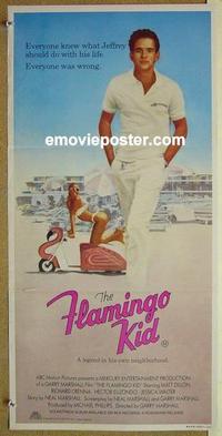 e602 FLAMINGO KID Australian daybill movie poster '84 Matt Dillon, Crenna