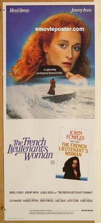e615 FRENCH LIEUTENANT'S WOMAN Australian daybill movie poster '81 Streep