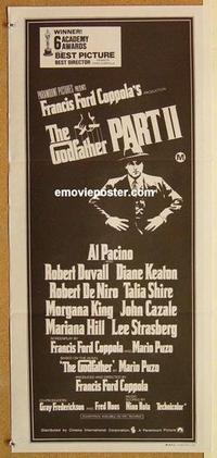 e631 GODFATHER 2 Australian daybill movie poster '74 De Niro, Coppola