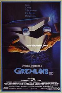 e192 GREMLINS Australian one-sheet movie poster '84 Joe Dante, Phoebe Cates
