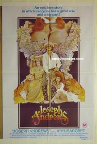 e222 JOSEPH ANDREWS Australian one-sheet movie poster '77 Ann-Margret, Finch