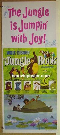 e737 JUNGLE BOOK Australian daybill movie poster R82 Walt Disney classic!