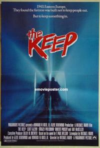 e225 KEEP Australian one-sheet movie poster '83 Michael Mann, horror!
