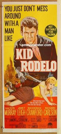 e741 KID RODELO Australian daybill movie poster '66 Don Murray, Janet Leigh